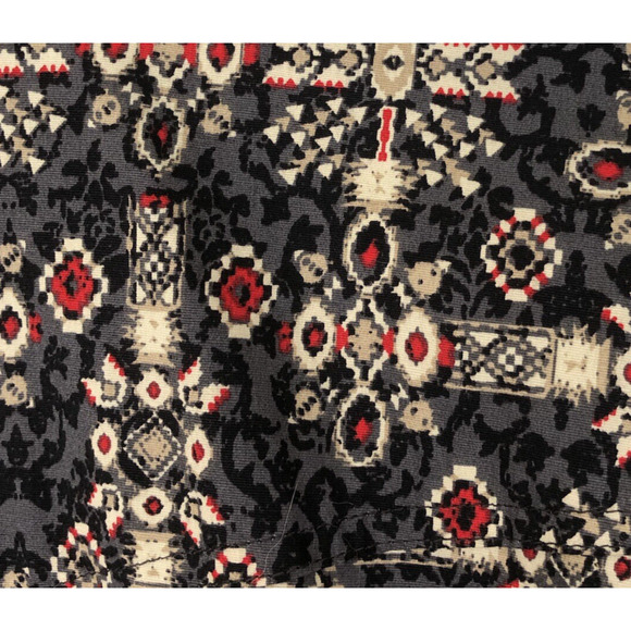 RAFTER C Pearl Snap Pro Flex 45 Performance Western Shirt XL Cowboy Black Aztec - Picture 3 of 15